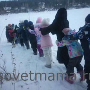 Зимние игры для детей на улице