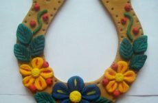 Подкова из соленого теста