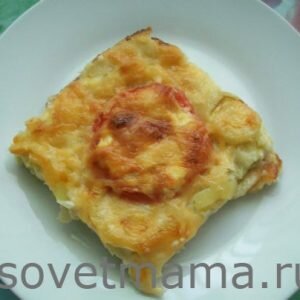Пицца из кабачков в духовке